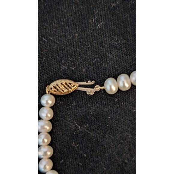 10K Yellow Gold JCM Jacmel Mauritius Freshwater Pearl Necklace and Bracelet Set - Picture 8 of 12